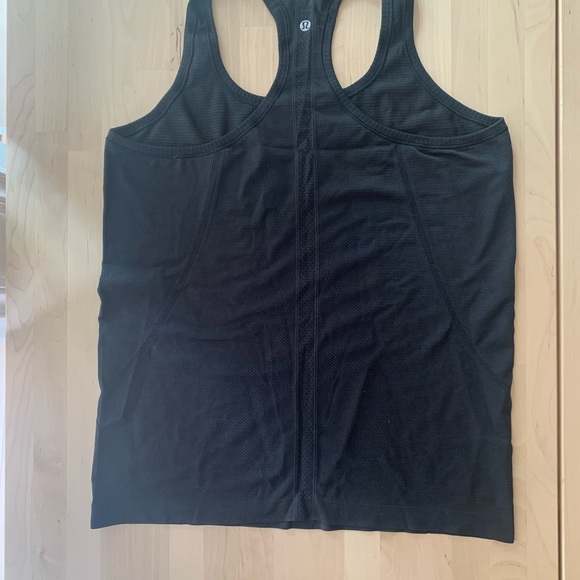 lululemon swiftly tank, black, size 12 - Picture 5 of 6